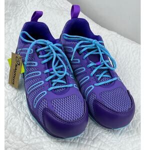 NWOB Nautilus Safety Footwear Women's Size 6EE Purple/Blue Safety Toe Shoe NEW